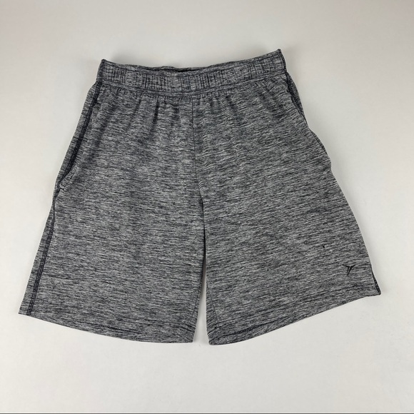 Old Navy Active Shorts Boys Large 10-12 Gray Elastic Waist - Picture 1 of 8
